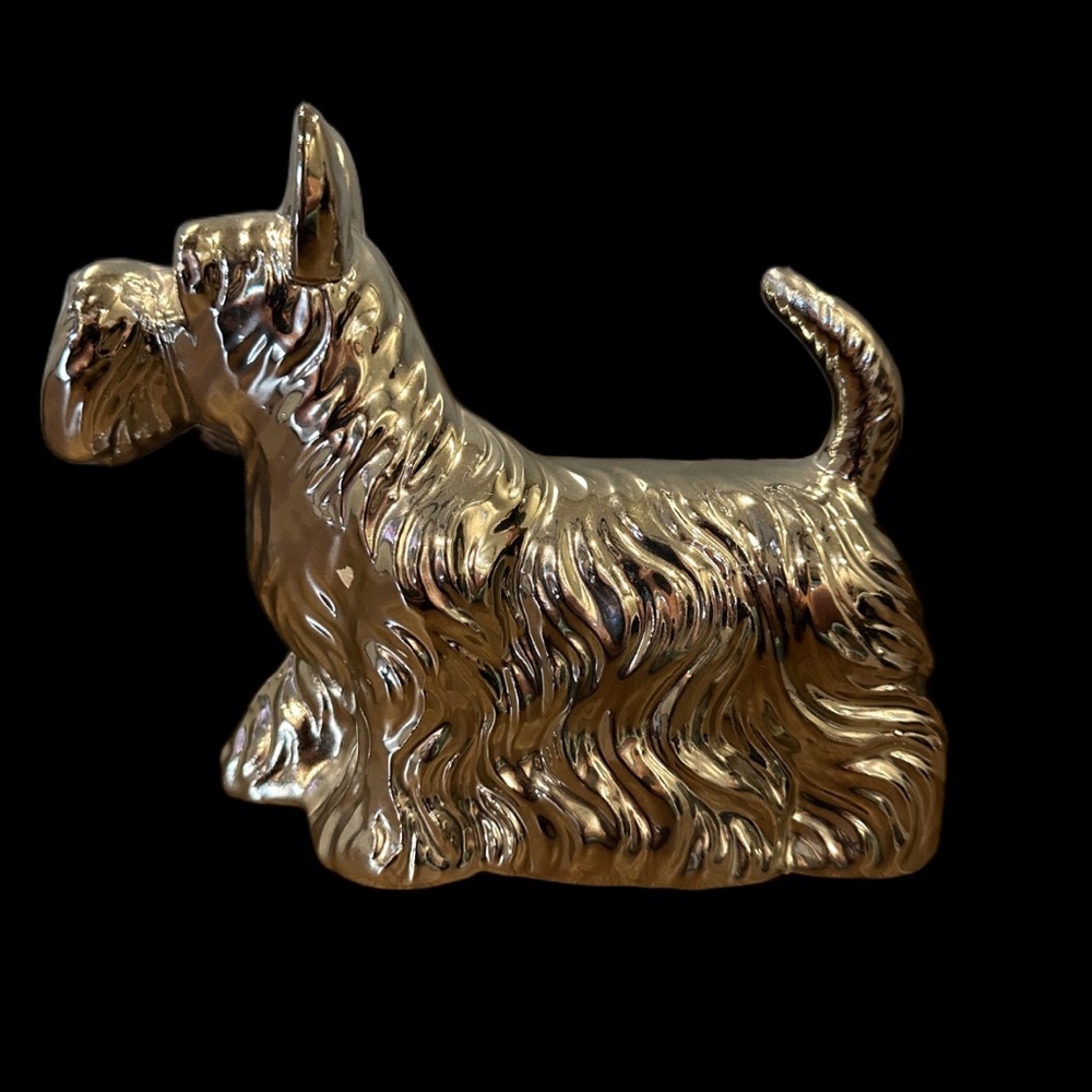 Ceramic Scottish Terrier Dog Figurine